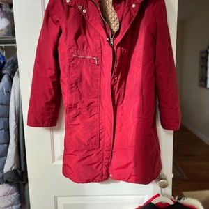 Red Lands End Coat